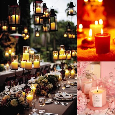 مجموعة فتيل الشموع، 100% قطن 27 بكرة فتيل 70 قطعة من ملصقات خيط الشموع، قطعتين حامل فتيل معدني للشموع، 110 قطع من علامات معدنية لصناعة الشموع والشموع DIY in Kuwait