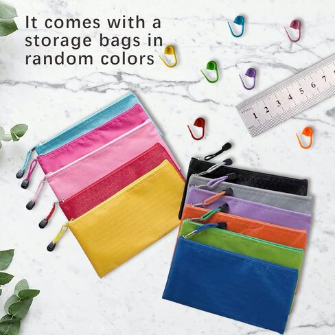 14 pcs Aluminum Crochet Hooks 2-10mm, with Stitch Markers and Large-Eye Blunt Needles in Kuwait