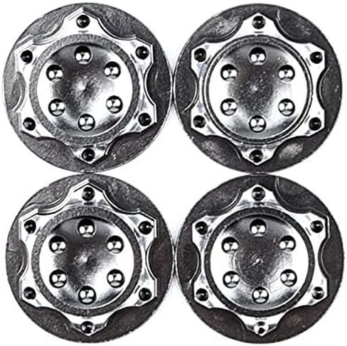 ZeckTeck الألومنيوم محور عجلات غطاء مكافحة غطاء غبار 17 مللي متر الذاتي قفل عرافة الجوز محول ل 1/8 RC 1:8 نموذج سيارة المضادة للانزلاق أغطية الاطارات in Kuwait