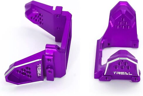 TREAL Aluminum 7075 Front & Rear Shock Mounts for TRX-4M 1/18 Upgrades Parts (Purple) in Saudi Arabia