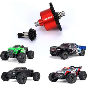 RCAWD Diff Set 40CrMo Steel Diff Gear 37T Input Gear 13T نوع حلزوني محسّن لأجزاء ترقية ARRMA Big Rock Granite Senton Vorteks 3S Mega550 Kraton Outcast 4S in Kuwait