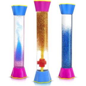 أنابيب تململ حسية، ألعاب حسية للأطفال المصابين بالتوحد، أنابيب حسية ألعاب تململ للأطفال، مستلزمات ركنية مهدئة لتخفيف التوتر والقلق (مجموعة من 3) in Kuwait