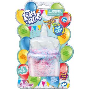 لعبة فوم الايف فانفيتي كيك - 50 جرام من الإسفنج الناعم المنفوش الذي يأتي بشكل سحري إلى الحياة ويتدفق دون فوضى. in Kuwait