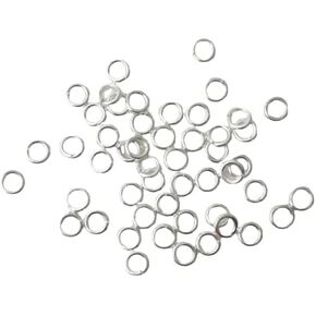 Sterling Silver Open Jump Rings 4mm 20 Gauge (50 Rings) from CraftWire in Saudi Arabia