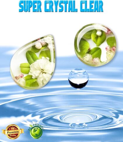 مجموعة راتنجات الأشعة فوق البنفسجية من Bsrezn مع ضوء - 200 جرام كريستال شفاف لعلاج الأشعة فوق البنفسجية من راتنجات الإيبوكسي لوازم غراء منشط ممزوج مسبقًا، مجموعة أدوات صنع المجوهرات للمبتدئين في الحرف اليدوية in Kuwait