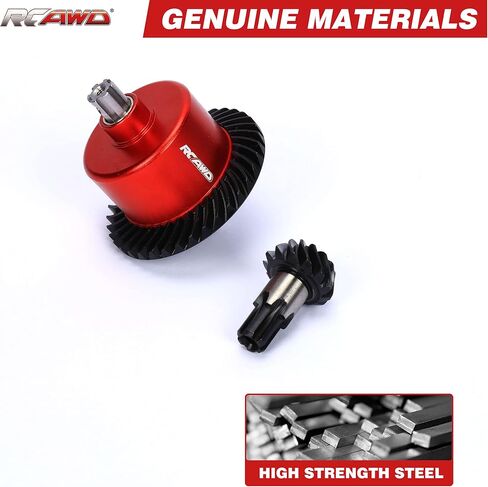 RCAWD Diff Set 40CrMo Steel Diff Gear 37T Input Gear 13T نوع حلزوني محسّن لأجزاء ترقية ARRMA Big Rock Granite Senton Vorteks 3S Mega550 Kraton Outcast 4S in Kuwait