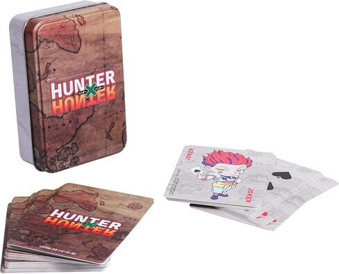 أوراق لعب Paladone Hunter x Hunter، مجموعة قياسية مكونة من 54 بطاقة بما في ذلك الجوكرز، لعبة بطاقات لمحبي الرسوم المتحركة in Saudi Arabia