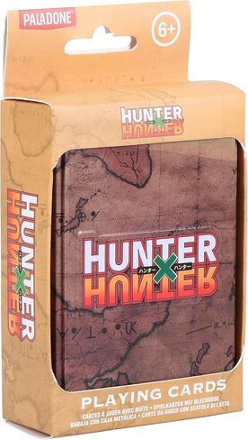 أوراق لعب Paladone Hunter x Hunter، مجموعة قياسية مكونة من 54 بطاقة بما في ذلك الجوكرز، لعبة بطاقات لمحبي الرسوم المتحركة in Saudi Arabia