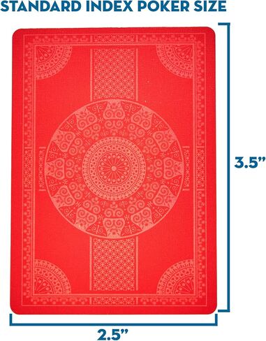 مجموعة بطاقات MBGBrybelly Starter Canasta | لعبة الدمج، مجموعتان، 25 لوحة تسجيل لتسجيل النتائج | الألعاب الكلاسيكية للعبة العائلة الليلية in Kuwait