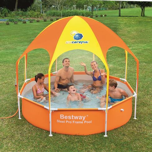 H2OGO! Splash-in-Shade Play Pool برتقالي in Saudi Arabia