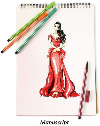 KXF Spiral Sketchbook Pad A4 Sketch Book Blank 60 Pages Artist Sketch Pad with Hardback Cover 170gsm Sketch Paper A4 Art Drawing Book in Kuwait