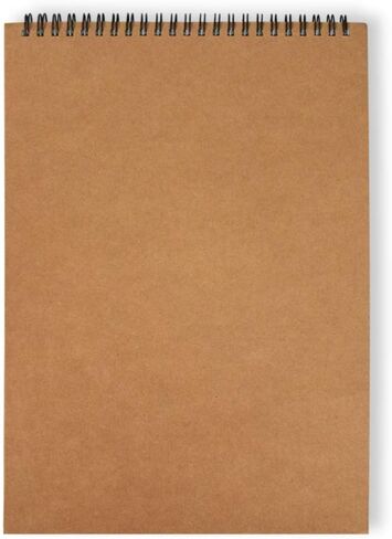 KXF Spiral Sketchbook Pad A4 Sketch Book Blank 60 Pages Artist Sketch Pad with Hardback Cover 170gsm Sketch Paper A4 Art Drawing Book in Kuwait