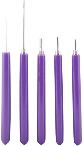 5Pcs Paper Quilling Tools Slotted Kit, Cricut Quilling Tool, Quilling Pen and Paper Roll for Making Decorations and Gifts in Saudi Arabia