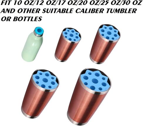 10PCS Cup Turner Foam Tumbler Spinner Tumbler Insert Foam Cup Spinner Sponge for 10oz to 40oz Tumblers Cups Water Bottles Work with 1/2 Inch PVC Pipe (Black) in Saudi Arabia