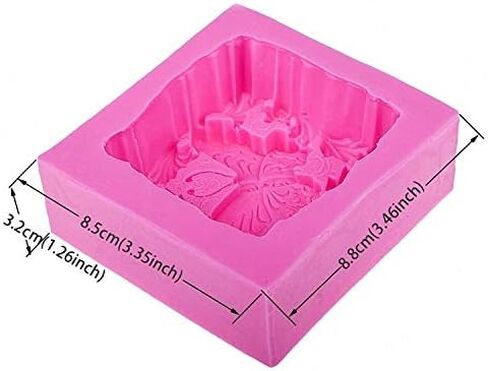 2 حزمة قوالب السيليكون عيد الميلاد، شجرة عيد الميلاد على شكل حرفة الفن سيليكون قوالب الصابون، رجل الزنجبيل الحرفية قوالب DIY قوالب الكعكة المصنوعة يدويا - لوازم صنع الصابون من YSCEN in Kuwait