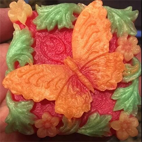 2 حزمة قوالب السيليكون عيد الميلاد، شجرة عيد الميلاد على شكل حرفة الفن سيليكون قوالب الصابون، رجل الزنجبيل الحرفية قوالب DIY قوالب الكعكة المصنوعة يدويا - لوازم صنع الصابون من YSCEN in Kuwait