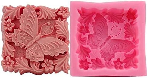 2 حزمة قوالب السيليكون عيد الميلاد، شجرة عيد الميلاد على شكل حرفة الفن سيليكون قوالب الصابون، رجل الزنجبيل الحرفية قوالب DIY قوالب الكعكة المصنوعة يدويا - لوازم صنع الصابون من YSCEN in Kuwait