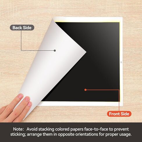 5Pcs Laser Engraving Marking Color Paper，Black,14.2"*9.4", LAKIX Laser Engraving Marking Paper, Laser Engraving Material for Glass, Metal, Ceramics,DIY Crafts. in Kuwait