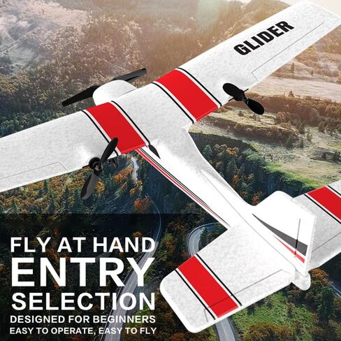 طائرة GoolRC Z53 RC، طائرة RC بقناتين، طائرة تحكم عن بعد 2.4 جيجا هرتز، طائرة شراعية RC من إسفنج EPP، طائرة RC سهلة الطيران مع جيرو و3 بطاريات للمبتدئين in Saudi Arabia