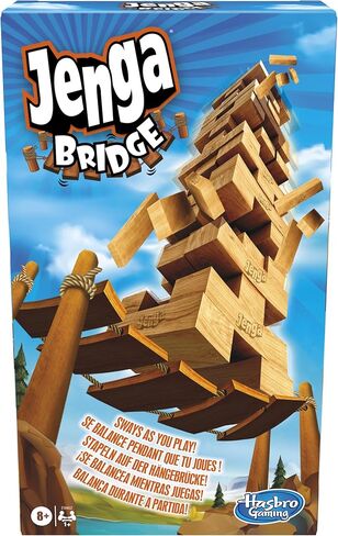 لعبة مكعبات خشبية قابلة للتكديس من جينغا بريدج للاطفال من سن 8 سنوات فما فوق، لاعب واحد او اكثر in Kuwait