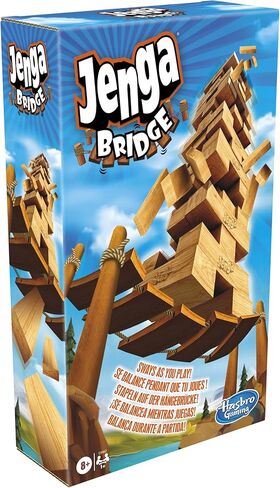 لعبة مكعبات خشبية قابلة للتكديس من جينغا بريدج للاطفال من سن 8 سنوات فما فوق، لاعب واحد او اكثر in Kuwait