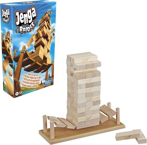 لعبة مكعبات خشبية قابلة للتكديس من جينغا بريدج للاطفال من سن 8 سنوات فما فوق، لاعب واحد او اكثر in Kuwait