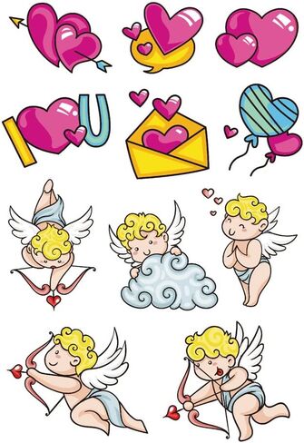 Flamingo Valentine's Day Clear Stamps,Love Swan Animals Pattern Transparent Seal Silicone Clear Stamps for Holiday Card Making Decoration and DIY Scrapbooking Album DIY Crafts in Kuwait