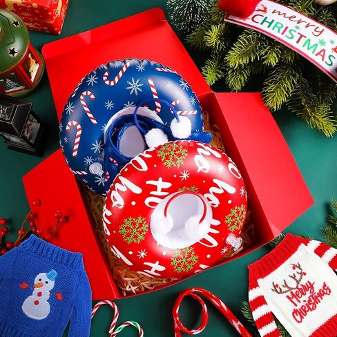 Ramede 8 Pcs Christmas Elf Clothing Accessory Set Christmas Elf Doll Clothes Include Earmuffs Cozy Scarf Inflatable Snow Tube Small Sweater for Elf Accessories Elf Doll Outfit Costume in Saudi Arabia
