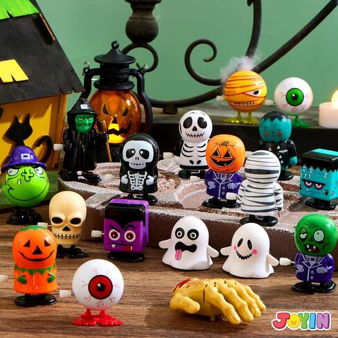 JOYIN 24 PCS Halloween Wind Up Toys for Kids Gifts, Wind Up Toys Bulk for Halloween Party Favors Goodie Bag Fillers, Student School Classroom Favors, Carnival Game Prizes in Saudi Arabia