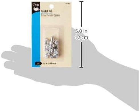 Dritz 637-65 Eyelet Kit with Tool, Nickel, 5/32-Inch 25-Count in Saudi Arabia