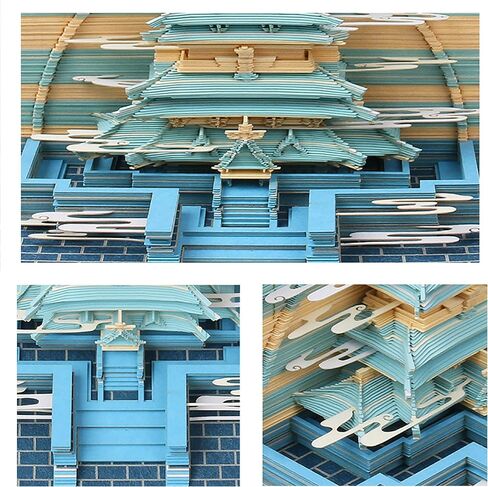 Cool Beans Boutique 3D Art Memo Pad (Kiyomizu Temple (Gold)) in Saudi Arabia