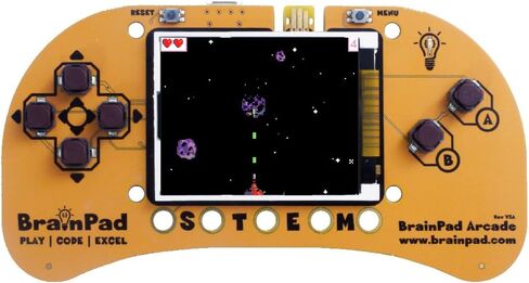 BrainPad Arcade، إنشاء ألعاب باستخدام Microsoft MakeCode Arcade، باستخدام متصفح الويب in Kuwait