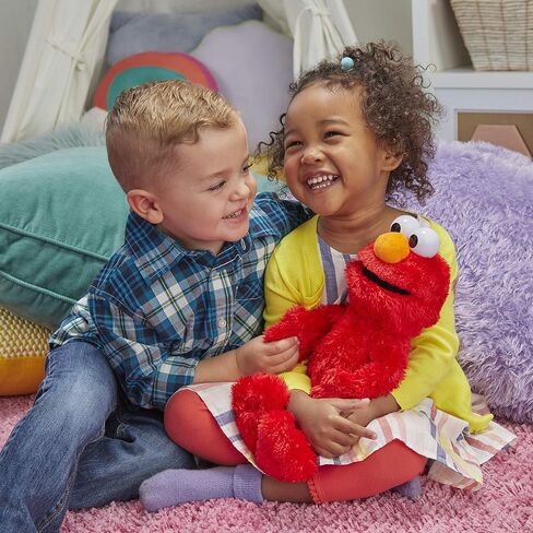 لعبة Sesame Street Love to Hug Elmo التي تتحدث وتغني وتعانق لعبة قطيفة مقاس 14 بوصة للأطفال الصغار بعمر 18 شهرًا فما فوق in Saudi Arabia