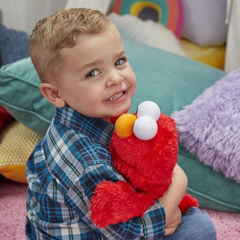 لعبة Sesame Street Love to Hug Elmo التي تتحدث وتغني وتعانق لعبة قطيفة مقاس 14 بوصة للأطفال الصغار بعمر 18 شهرًا فما فوق in Saudi Arabia