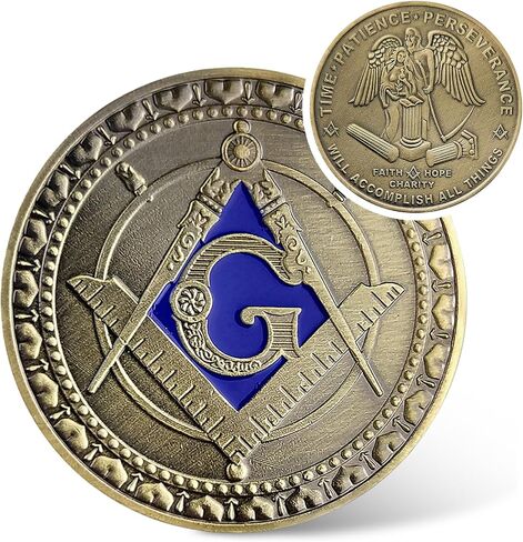 Masonic Challenge Coin Set Freemasons Auto Emblem United States Freemason Coin (Set of 9) in Kuwait