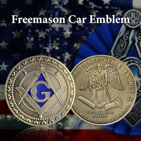 Masonic Challenge Coin Set Freemasons Auto Emblem United States Freemason Coin (Set of 9) in Kuwait