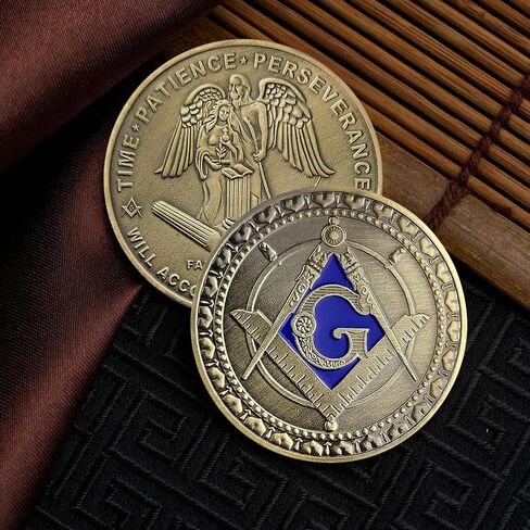 Masonic Challenge Coin Set Freemasons Auto Emblem United States Freemason Coin (Set of 9) in Kuwait