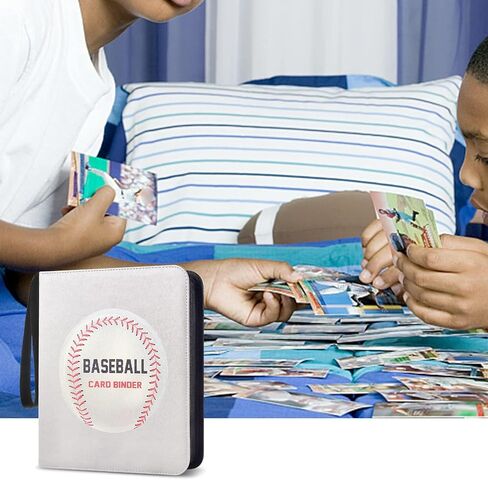 720 جيبًا لبطاقات البيسبول، صندوق تخزين متوافق مع بطاقات البيسبول Topps، ألبوم واقيات حافظة العرض لبطاقات كرة القدم، وبطاقات التداول، وحزم البطاقات الرياضية (الحافظة فقط) in Kuwait