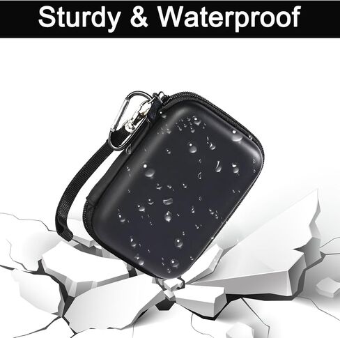 حافظة Lumus&Solem متوافقة مع وحدة تحكم الألعاب المحمولة RG353V/ RG35XX/ RG353VS Retro، حافظة RG35xx مع حلقة تسلق وحزام يد، حافظة RG353v سهلة الاستخدام والحمل (الجراب فقط، أسود) in Kuwait