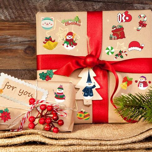 393PCS Christmas Stickers for Kids, Christmas Stickers, Holiday Stickers for Christmas Party Favors Gifts Decoration Stocking Stuffers Wrapping Paper Toddler in Kuwait
