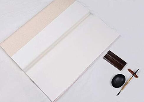 Tianjintang Handmade Chinese Blank Calligraphy Ink Writing Painting Raw Xuan Paper Sheets Sheng Xuan 生宣 34 x69 cm/ 13.4 x 27.2in 100 Sheets in Kuwait