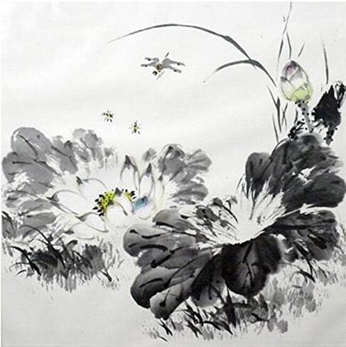 Tianjintang Handmade Chinese Blank Calligraphy Ink Writing Painting Raw Xuan Paper Sheets Sheng Xuan 生宣 34 x69 cm/ 13.4 x 27.2in 100 Sheets in Kuwait