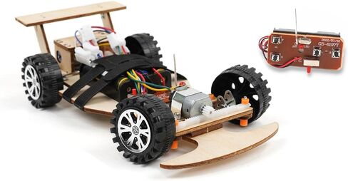 Pica Toys Wooden Wireless Remote Control F1 Racing Car Science Kit to Build (Green), STEM Project for Kids Aged 9 10 11 12 13, Science Building Kit Gift for Boys and Girls in Saudi Arabia