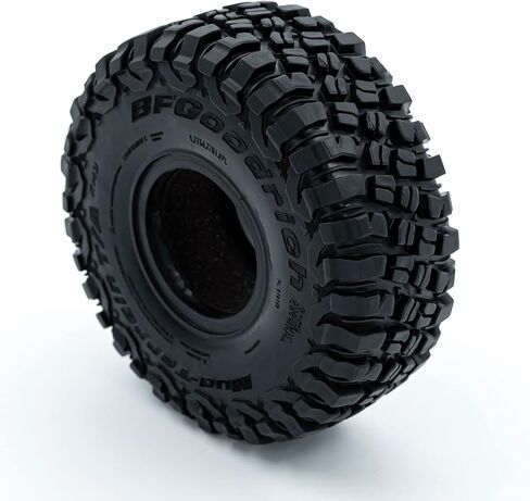 Sbonxond 1/10 RC إطارات مطاطية للسيارة الزاحفة 117 * 47 مم 1.9 بوصة إطار عجلة لـ 1:10 العربة المتسلقة للصخور المحورية SCX10 II 90046 AXI03007 تراكساس TRX-4 RBX10 4 قطع in Kuwait