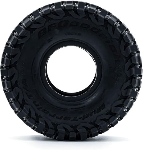 Sbonxond 1/10 RC إطارات مطاطية للسيارة الزاحفة 117 * 47 مم 1.9 بوصة إطار عجلة لـ 1:10 العربة المتسلقة للصخور المحورية SCX10 II 90046 AXI03007 تراكساس TRX-4 RBX10 4 قطع in Kuwait