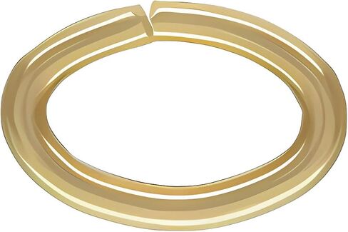24 14K Gold Fill Jump Lock Rings 20 Gauge 4mm OD 2.35mm ID in Kuwait