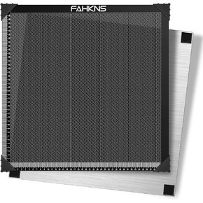 FAHKNS Honeycomb Working Table, 17.32"x17.32"x0.87 Honeycomb Laser Bed for Most Laser Engravers, for Fast Heat Dissipation and Table-Protecting with Aluminum Plate in Kuwait