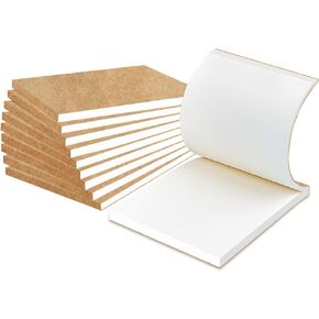 10 Pack Blank Flipbook for Animation, Sketching, and Cartoon Creation, 4" x 5.55'' Animation Flip Book Mini Sketch Pad for Kids, 120 Pages (60 Sheets)