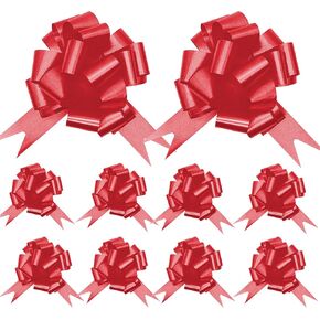 10 قطع من أشرطة سحب إيموون، شريط 11.43 سم، أقواس سحب لتغليف الهدايا - مثالية لحفلات الزفاف وأعياد الميلاد واحتفالات الذكرى السنوية، أضف لمسة من الأناقة إلى هداياك مع in Kuwait