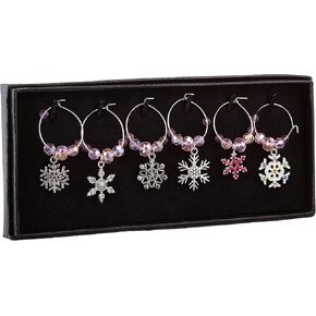 مجموعة قلادات مع حلية زجاجية لعيد الميلاد مختلطة من سورتز مع علبة من 6 قطع in Kuwait